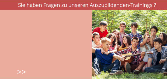 Sie haben Fragen zu unseren Auszubildenden-Trainings ? >>