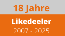 18 Jahre   Likedeeler 2007 - 2025