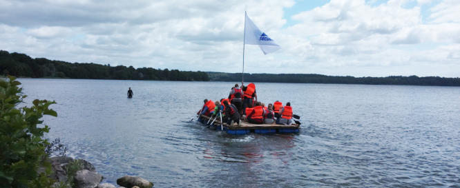 Floßbau Teamtag